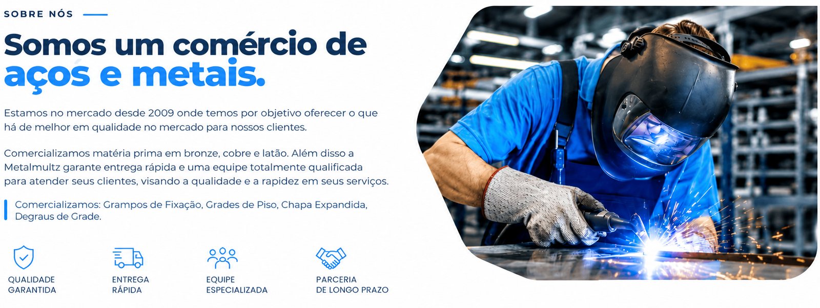 Grampos de Fixação, Grade de Piso, Chapa Expandida, Degraus de Grade.